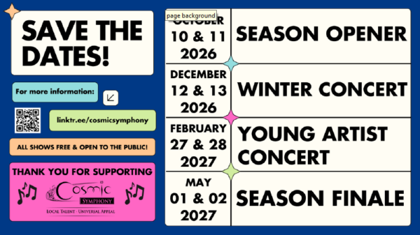 2026-27 Save the Date COSMIC Concerts
