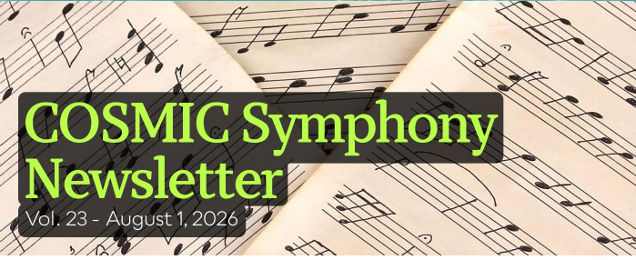 August 2026 COSMIC Newsletter